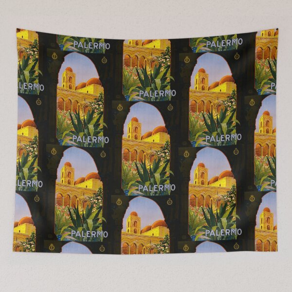 Item preview, palermo italy art poster travel  designed and sold by printzshop.