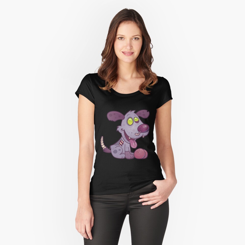 Vista previa del artículo con la obra «Camiseta entallada de cuello ancho», diseñado y vendido por fizzgig.
