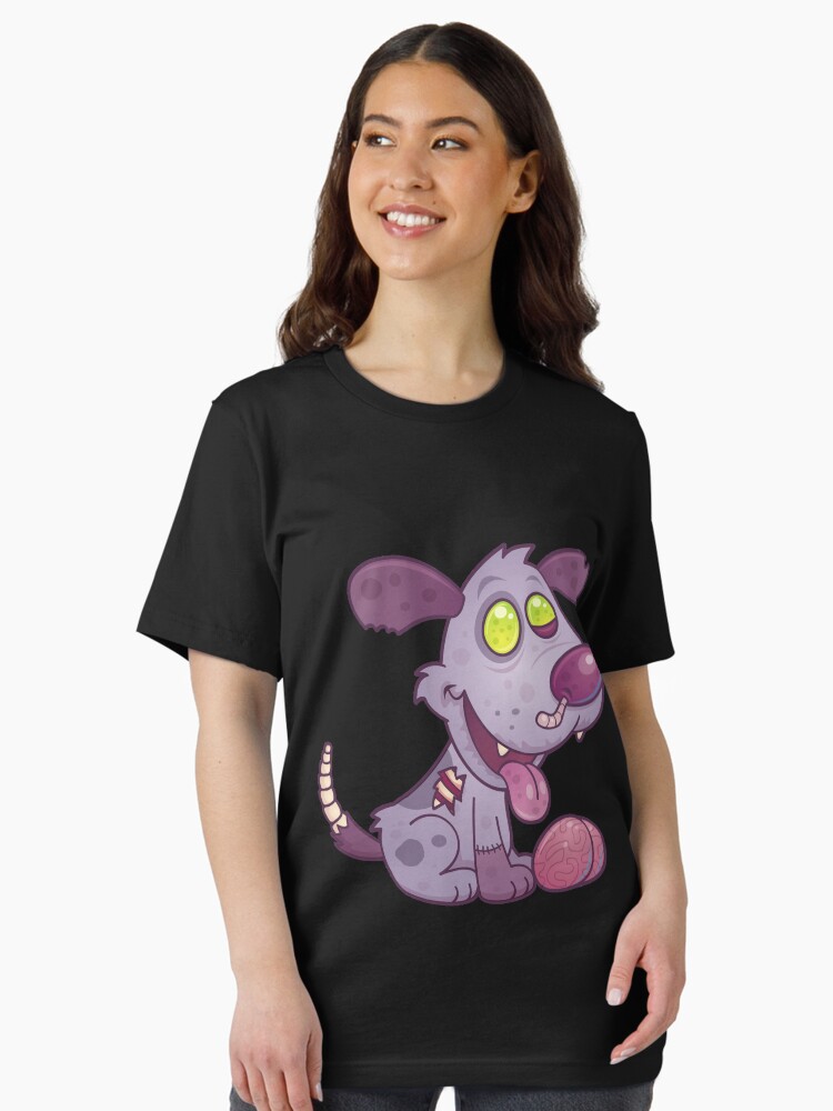 Imagen 2 de 7, Camiseta esencial con la obra Zombie Puppy, diseñada y vendida por fizzgig.