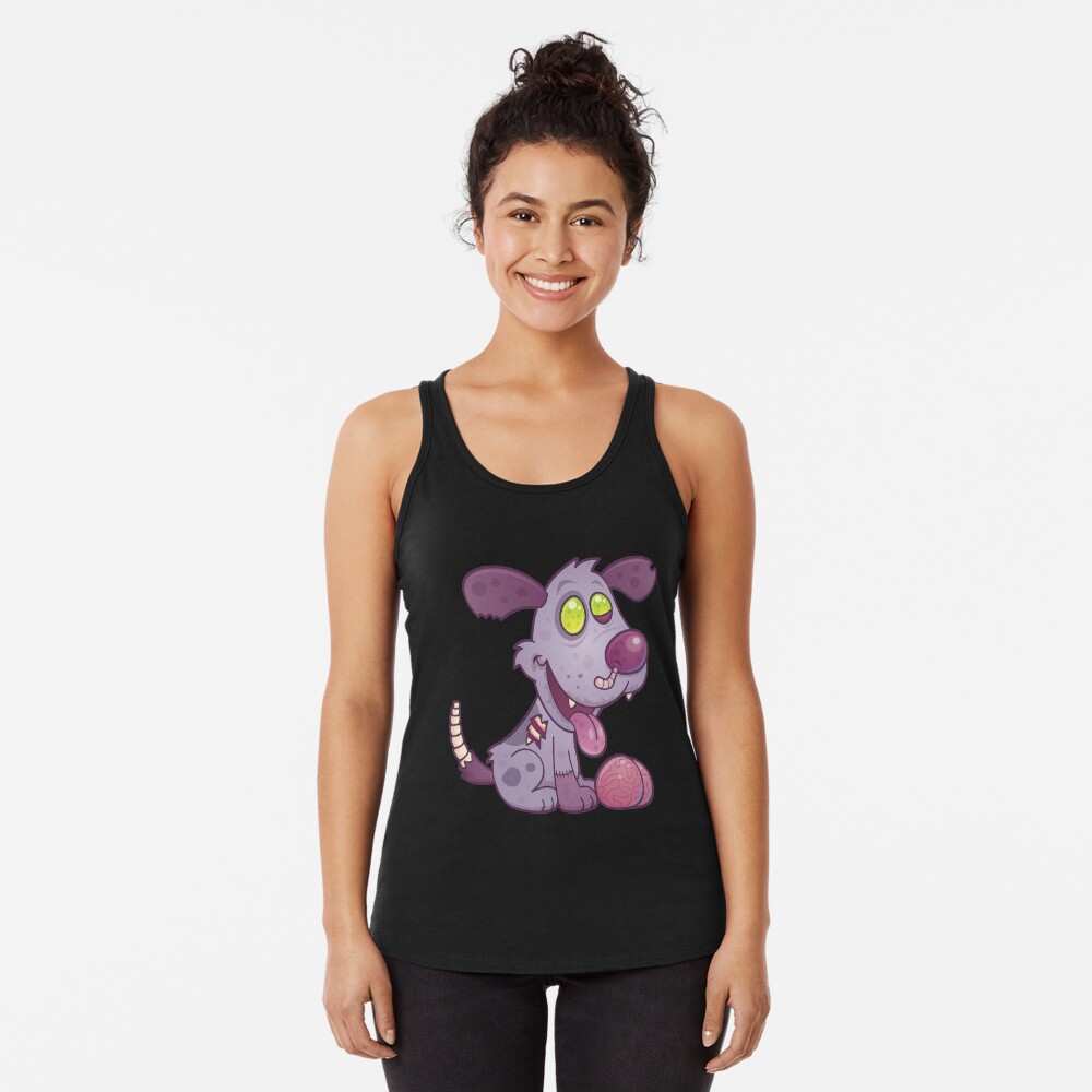 Vista previa del artículo con la obra «Camiseta con espalda nadadora», diseñado y vendido por fizzgig.