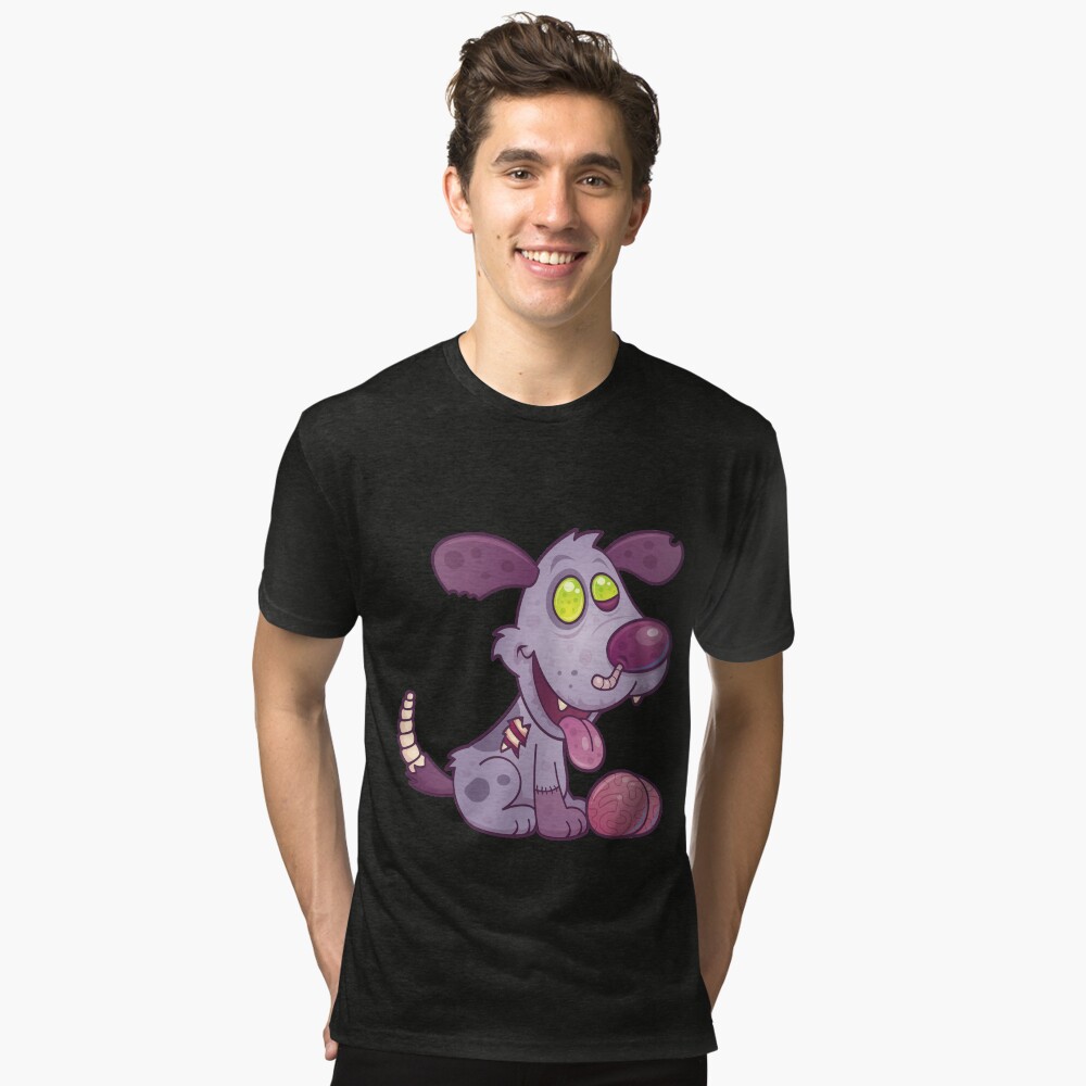 Vista previa del artículo con la obra «Camiseta de tejido mixto», diseñado y vendido por fizzgig.