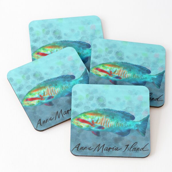 Item preview, Anna Maria island grouper designed and sold by Laurie Pyszkowski.