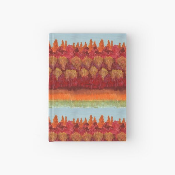 fall colors by the water Hardcover Journal