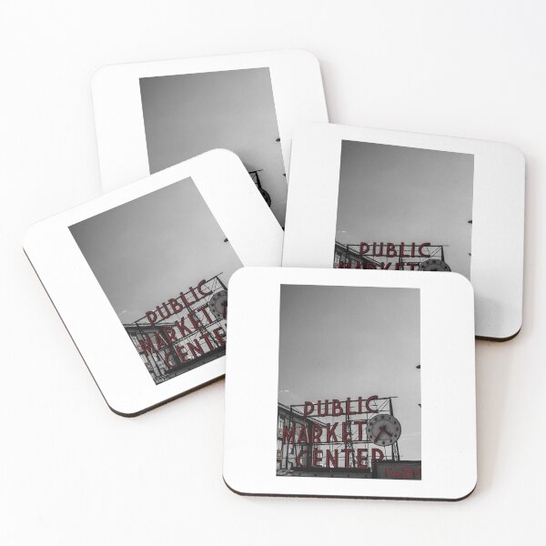 Item preview, Contrast Pike Place Public Market Sign designed and sold by KatTalbolt.