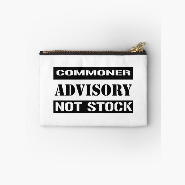 Item preview, Commoner advisory-Not stock designed and sold by hoddynoddy.