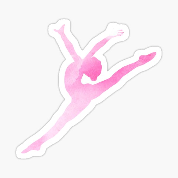 Item preview, Dancer - Sticker Pink designed and sold by StickersStore.