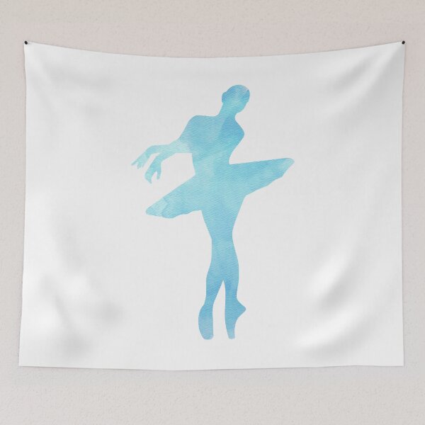 Item preview, Ballerina - Blue Sticker designed and sold by StickersStore.