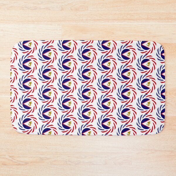 Item preview, American Samoa Multinational Patriot Flag Series designed and sold by Carbon-Fibre Media.