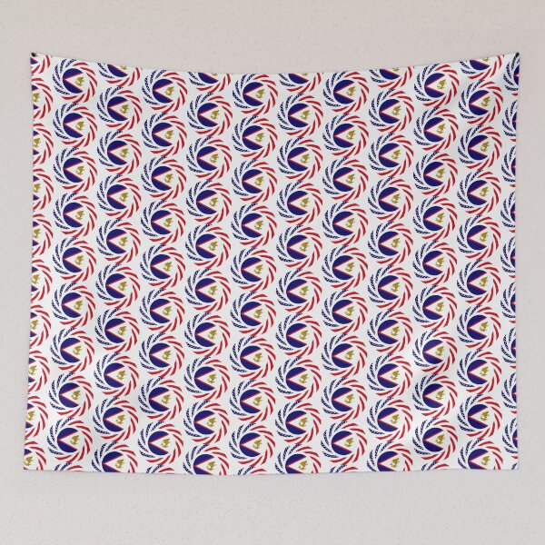Item preview, American Samoa Multinational Patriot Flag Series designed and sold by Carbon-Fibre Media.