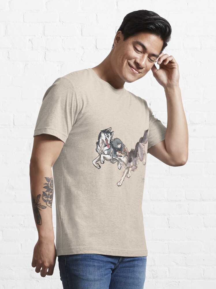 Alternate view of Lookalikes: Husky & Wolf Essential T-Shirt