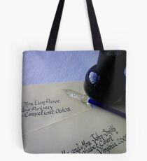 Calligraphy Dreams Tote Bag
