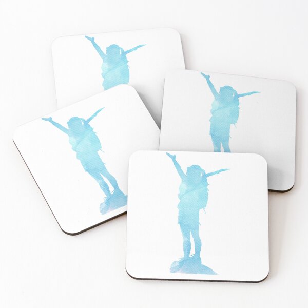 Item preview, Hiker - Sticker Blue designed and sold by StickersStore.