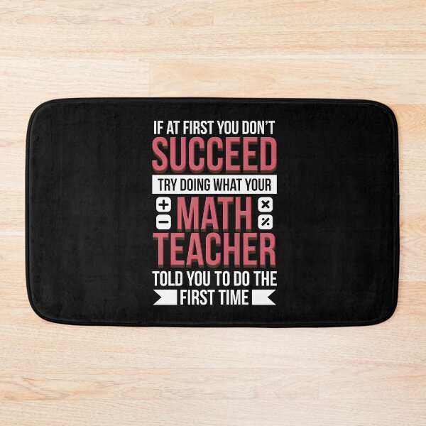 Item preview, Funny Math Teacher Instruction designed and sold by Betsytiptoe.