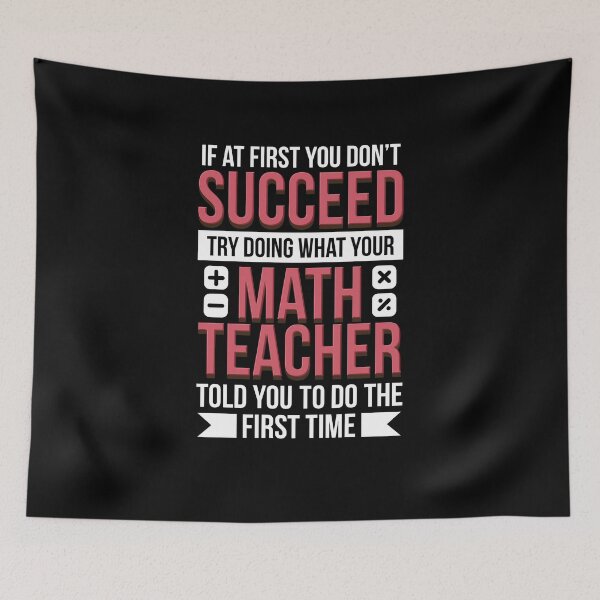 Item preview, Funny Math Teacher Instruction designed and sold by Betsytiptoe.
