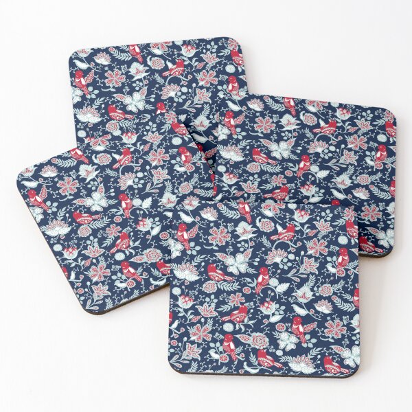Item preview, Birds Garden - Blue designed and sold by oppositedge.