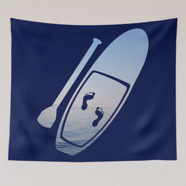 Item preview, stand up paddle board blue sea background designed and sold by Countryman2018.