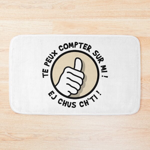 Item preview, You can count on mi, ej chus Ch'ti! designed and sold by humour-chti.