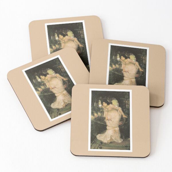 Item preview, The Lady of Shalott Looking at Lancelot (1894) designed and sold by knightsydesign.