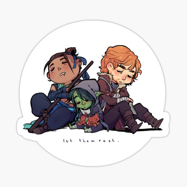 critical role - m9: let them rest Sticker