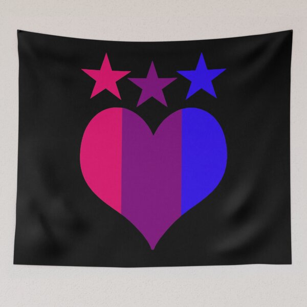 Item preview, Bi Pride Hearts and Stars designed and sold by Infuriating.