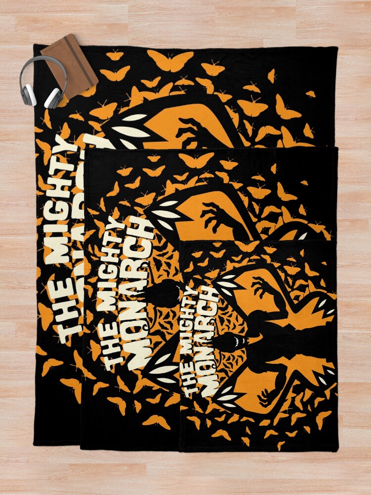 Alternate view of The Mighty Monarch - Venture Bros Team Monarch Throw Blanket