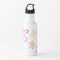 spongebob flowers Water Bottle