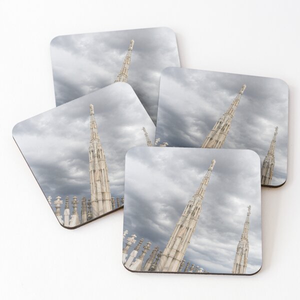 Item preview, Rough Sky and Airy Spires - Milans Cathedral Duomo di Milano designed and sold by Georgia Mizuleva.