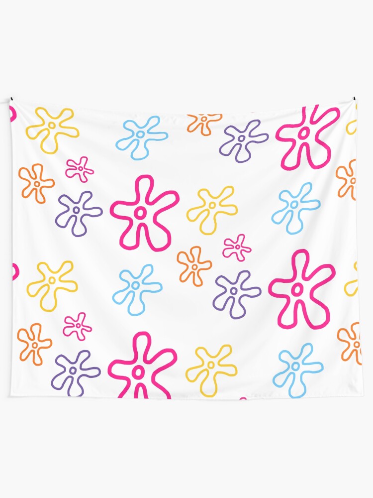 "spongebob flowers" Tapestry by katelynstum Redbubble