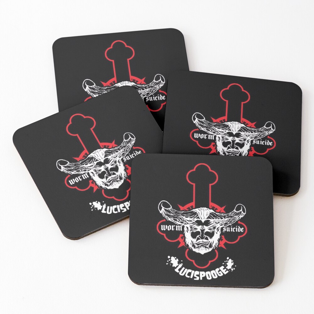 Item preview, Coasters (Set of 4) designed and sold by wormsuicide.