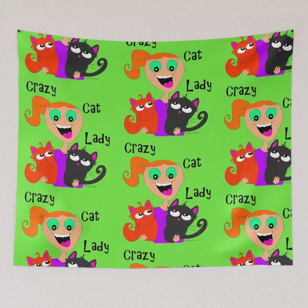 Item preview, Crazy Cat Lady designed and sold by DitzyDonuts.