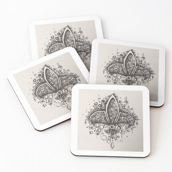 Item preview, fleur-de-lis illustration designed and sold by smcdonaldofla.