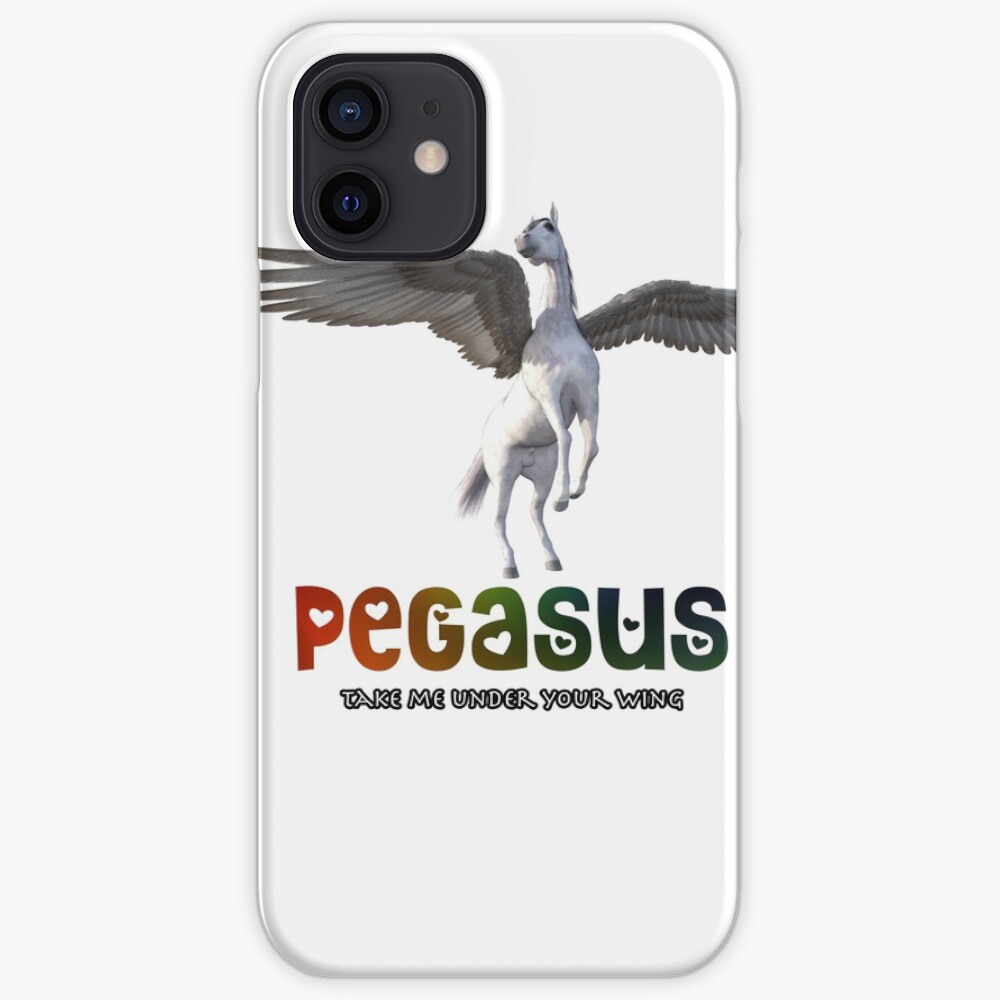 Pegasus - Take me under your wing iPhone Case & Cover