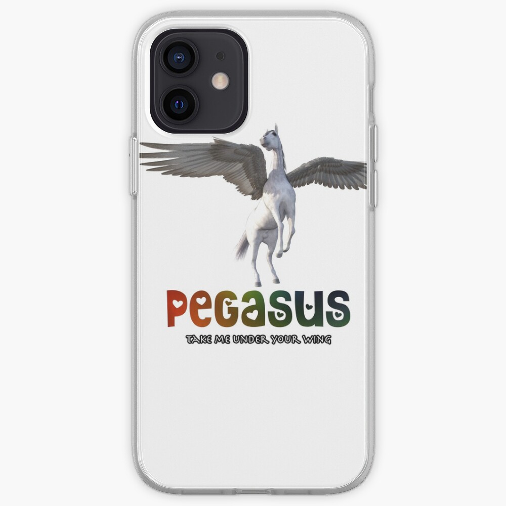 Pegasus - Take me under your wing iPhone Case & Cover