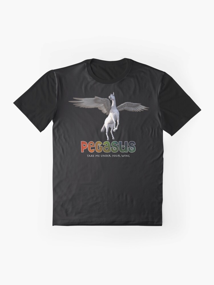 Alternate view of Pegasus - Take me under your wing Graphic T-Shirt
