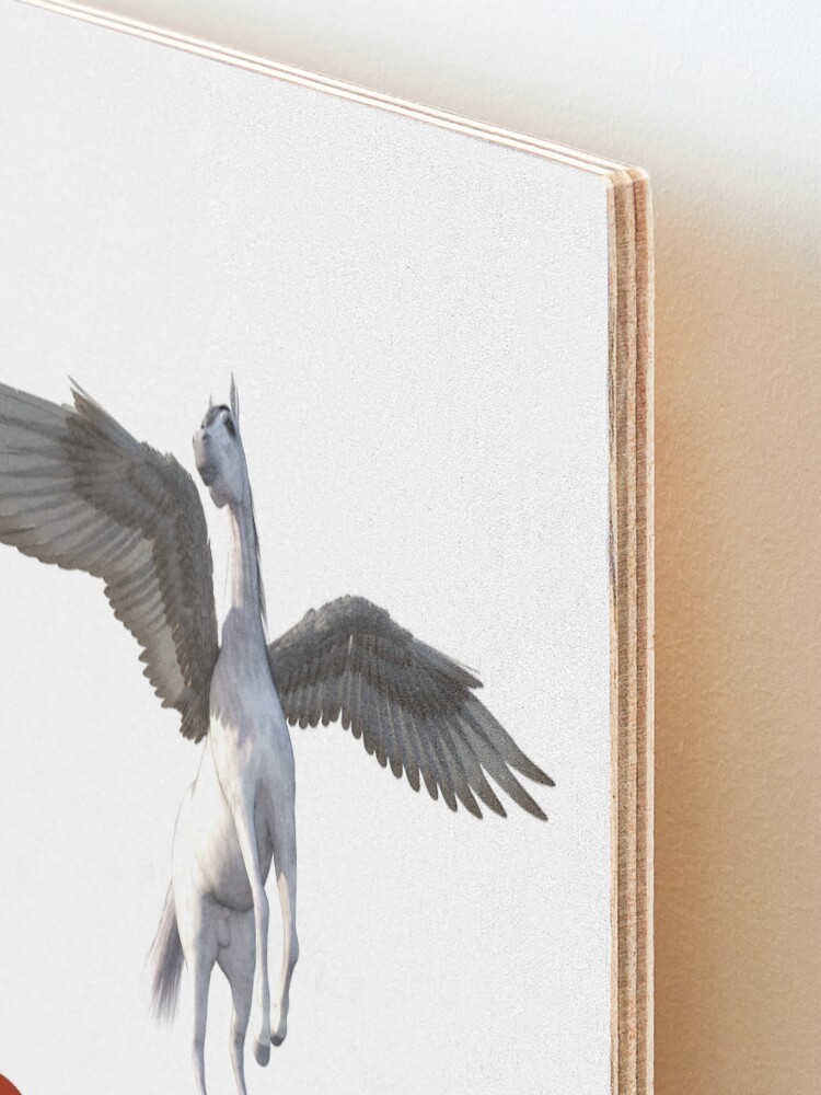 Alternate view of Pegasus - Take me under your wing Mounted Print