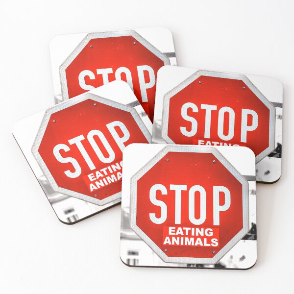 Item preview, Stop Eating Animals Vegetarian Vegan designed and sold by mwagie.
