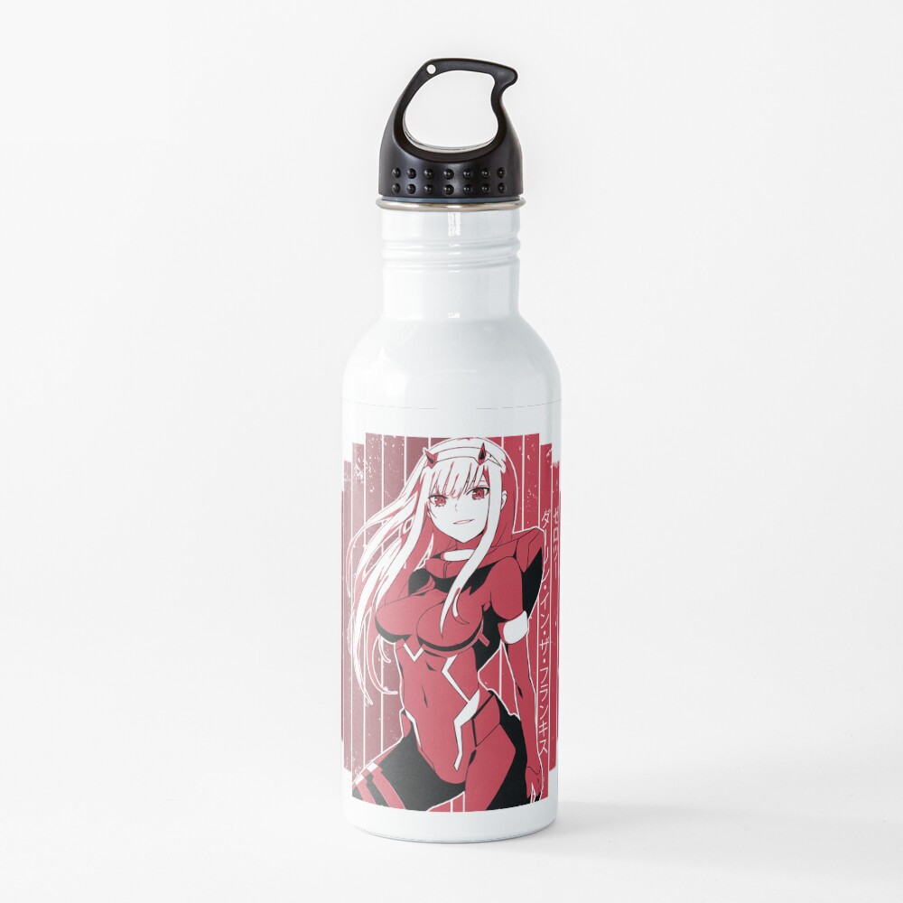 Zero Two Red | Darling in the Franxx Anime Shirt Water Bottle