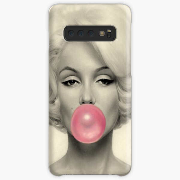 MARILYN MONROE : Bubble Blowing Print Samsung Galaxy Snap Case