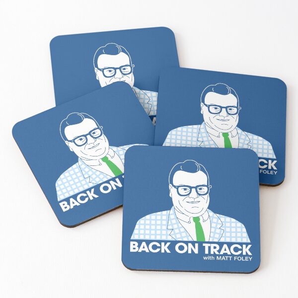 Item preview, Back On Track with Matt Foley - Dark Background designed and sold by postlopez.