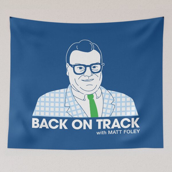 Item preview, Back On Track with Matt Foley - Dark Background designed and sold by postlopez.