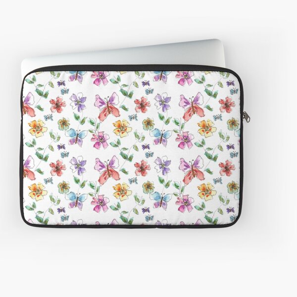 Butterflies + Flowers = Butterflowers Laptop Sleeve