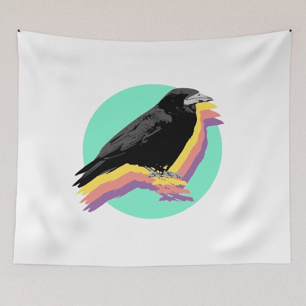 Item preview, Retro Colorful Bird designed and sold by vakariandesigns.