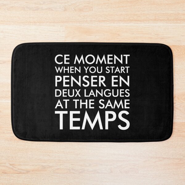 Item preview, Thinking in French and English Dark designed and sold by ironydesigns.