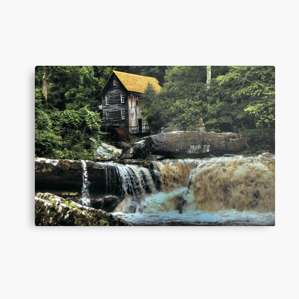 The Glade Creek Grist Mill Metal Print