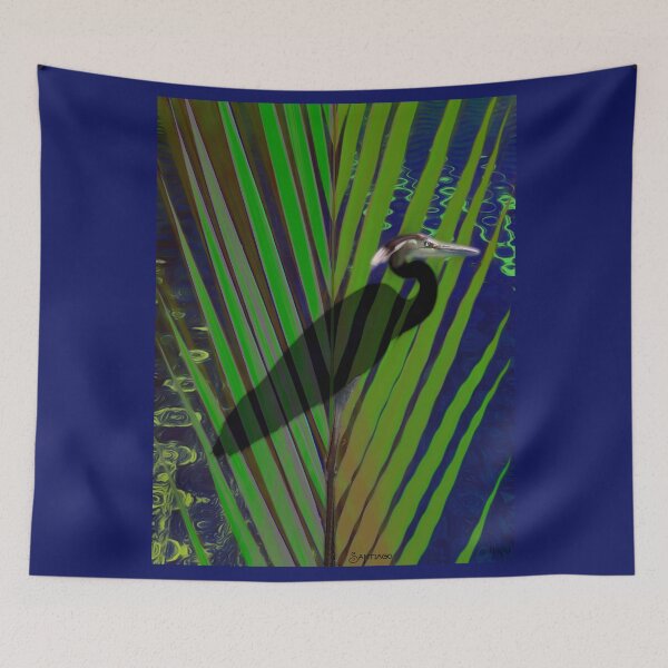 Item preview, Crane (around midnight) designed and sold by Jorge Santiago Jiménez.