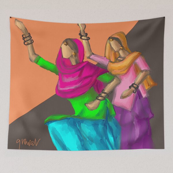 Item preview, Punjabi girls Giddah designed and sold by Sukhpal Grewal Ethnic Art.