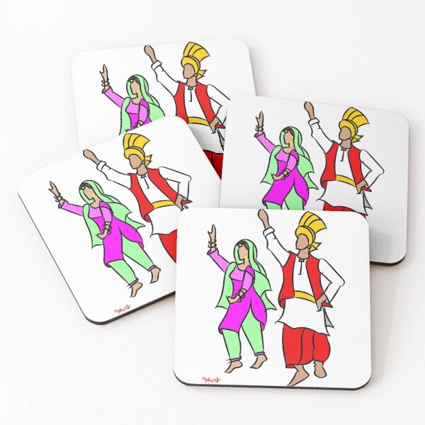 Item preview, Punjabi couple 1 designed and sold by Sukhpal Grewal Ethnic Art.