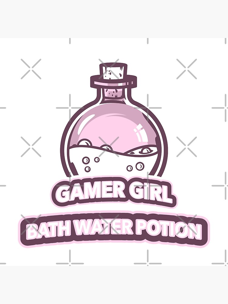 Gamer Girl Bath Water Potion Poster For Sale By Lalasakura Redbubble