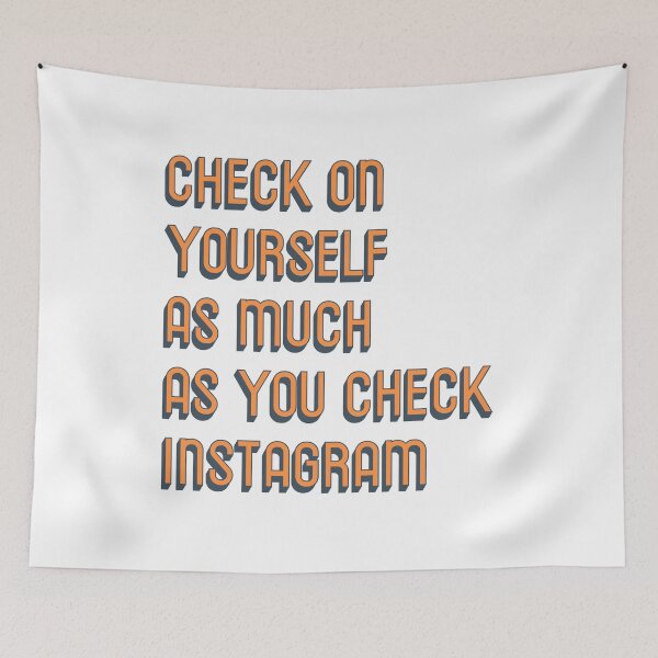 Item preview, Check on yourself as much as you check instagram designed and sold by portokalis.
