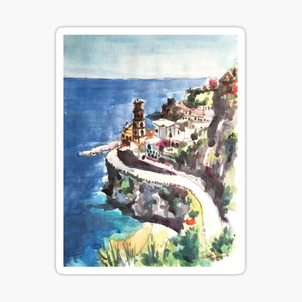 Item preview, Amalfi Coast Positano Italy designed and sold by TheJoeyStudio.